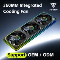 XINMAI 2026 Nouveau ventilateur de boîtier PC PWM ARGB XM-360 360mm pour ordinateur de bureau gaming, ventilateur de refroidissement pour châssis gaming OEM
