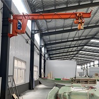 Grue à flèche murale à haute capacité de charge, large rayon d'action, grue cantilever murale pour atelier de maintenance