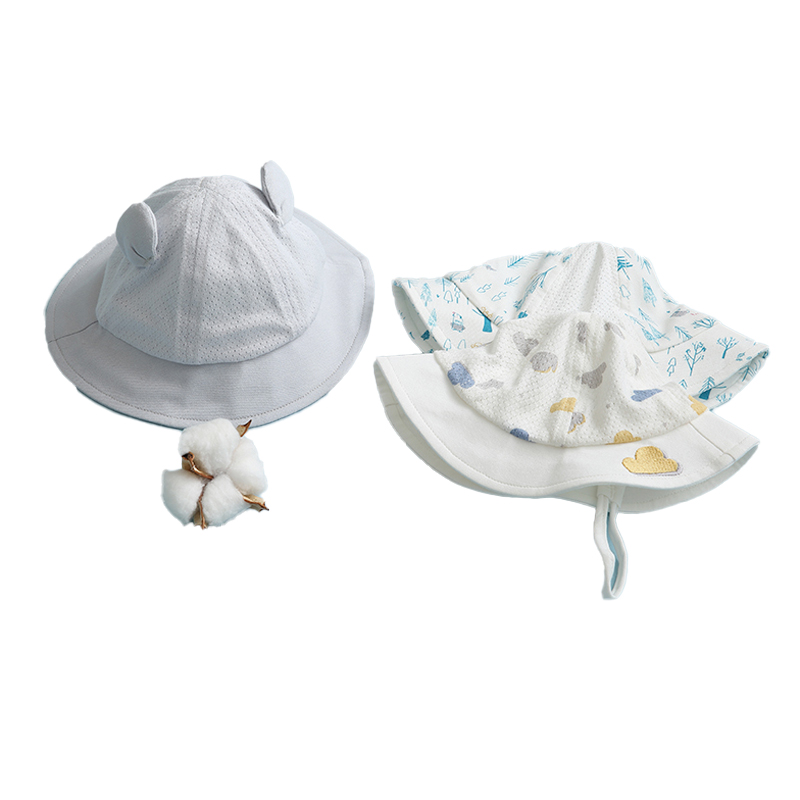 Изготовление размеров под заказ шляпа с широкими полями шляпы Летний Пляжный комплект для детей, флоппи Органическая хлопковая одежда для малышей; Футболка Таможня Ягнится ботинки в рыбацком стиле кепок