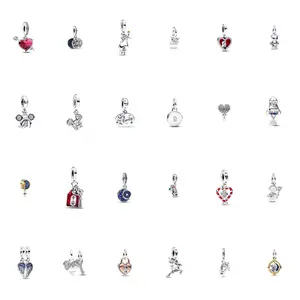 Manufacturers Low Price Wholesale 925 Silver Charm Christmas Snowman Charm Bracelet Beads