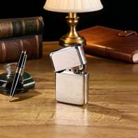 Briquet à kérosène vintage personnalisé avec logo, briquet à huile métallique de luxe, vente en gros, briquet à fumer fantaisie unique, cool et coupe-vent