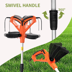 Vertak 2-in-1 Corded String <strong>Trimmer</strong> &amp; Edger, Telescopic 360&deg; Swivel Handle, 5-Setting Adjustable Weed Wacker for Garden Yard - Product Image 5