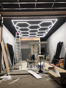 Led Hexagon Morden Plafonniers pour l'atelier de <span class=keywords><strong>garage</strong></span> de l'atelier de détail automobile - Product Image 6