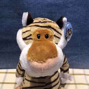 ZD280ขายส่งน่ารักราศีเสือตุ๊กตาผู้ใหญ่ของขวัญสัตว์บรรจุของเล่นตุ๊กตาใหม่ยืนป่าเสือของเล่นตุ๊กตา