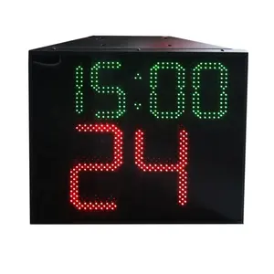 صانع لوحة النقاط لعبة كرة السلة المحمول المزود بإضاءة LED لوحة نقاط كرة السلة الإلكترونية اللاسلكية