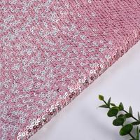 Tissu en dentelle à sequins réversibles blanc argenté, tissé respirant 100% polyester, poids lourd 285 g/m², pour robe de soirée, robe de fête, DIY
