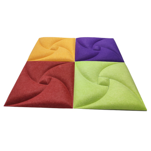 Panel Acústico 3D Moderno para <span class=keywords><strong>Cine</strong></span> y Habitaciones Infantiles, Material de Poliéster, Alta Absorción de Sonido y Aislamiento - Product Image 4