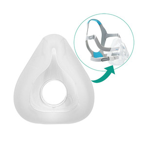 Oferta: 1 Pieza de Repuesto de Cojín para <span class=keywords><strong>M</strong></span>áscara Capa, Compatible con la <span class=keywords><strong>M</strong></span>áscara Facial Completa de Silicona Capa-mask F20 - Product Image 2