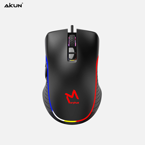 AIKUN GX66 RGBプログラム可能な光学ゲーミングマウス12800DPI、USB2.0/MCU - SPCP-A825FD26-6マクロキー - Product Image 5