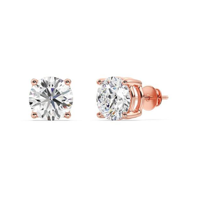 Luxury 14K Gold Flower Cluster Lab Grown Diamond <b>Stud</b> Earrings for Men Women Elegant Party Jewelry - Product Image 5