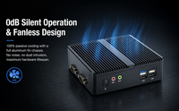 Mini PC EGLOBAL sin Ventilador, Intel Celeron J1900C, DDR3l, MSATA SSD, Win10, 4 USB, Nuc, VGA HD, 2 RJ45 Gigabit LAN, Audio, Linux