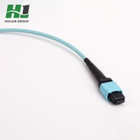 Kabel Patch Fiber Optik 12 Core MPO-OM3, Kabel Patch Multimode OM3 12 Core MPO ke LC Fan-out