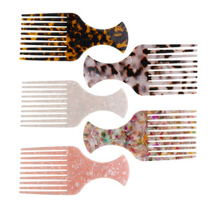 4mm büyük boy kıvırcık saç fırçası Afro tarak Salon Styling uzun diş şekillendirici Pick kadınlar için şekillendirici aksesuar tarak taraklar 890080 - Product Image 3