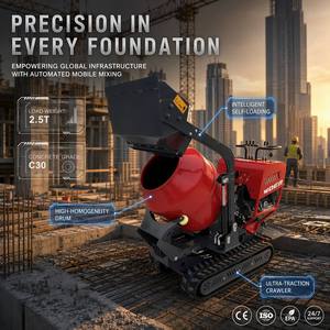 Mini Mezcladora de Concreto <span class=keywords><strong>Autocargable</strong></span> Voer con Camión Volquete, Mezcladora de Concreto a Gasolina, Maquinaria de Construcción, Mezcladora de Concreto Pequeña - Product Image 5