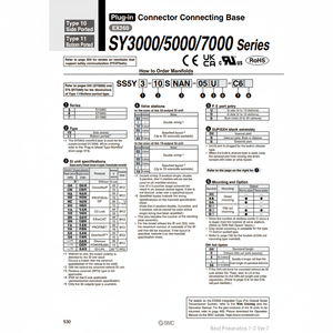 Colector neumático SMC Pneumatics, piezas neumáticas de - Product Image 1