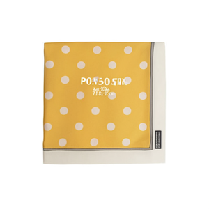 Mouchoir carré simple à pois 70x70cm, accessoire de mode pour femme - Product Image 2