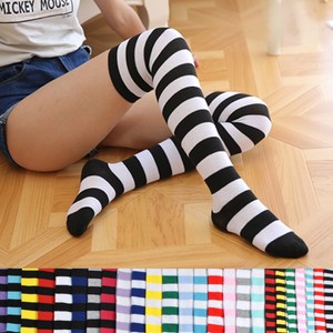 Irsolis ODM Calcetines hasta el muslo para <span class=keywords><strong>mujer</strong></span> Calcetines informales por encima de la rodilla Medias para <span class=keywords><strong>bailarina</strong></span> - Product Image 1
