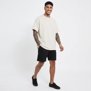 เสื้อยืดสำหรับผู้ชายเสื้อยืดแนวสตรีทเสื้อ250แบบลำลองสำหรับผู้ชายน้ำหนักมากพิมพ์โลโก้ได้ตามต้องการ - Product Image 1