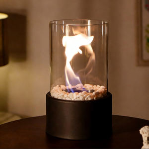 Chimenea Pequeña Independiente <span class=keywords><strong>de</strong></span> Sobremesa, Quemador <span class=keywords><strong>de</strong></span> <span class=keywords><strong>Etanol</strong></span> sin Humo, para Interiores y Exteriores, <span class=keywords><strong>de</strong></span> Concreto - Product Image 4