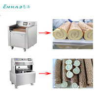 Machine à rouler les gâteaux roulés suisses semi-automatique NHA avec revêtement crème pour la fabrication de pâtisseries