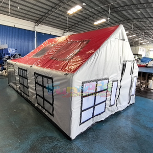 All season outdoor waterproof PVC glamping house camping dome <b>tent</b> inflatable air cabin - Product Image 3