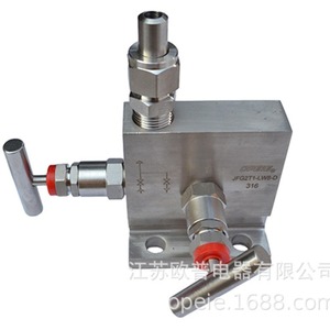 JFG3B1-LW8-D สามวาล์วท่อร่วมสแตนเลสสำหรับเครื่องส่งสัญญาณความดัน - Product Image 3