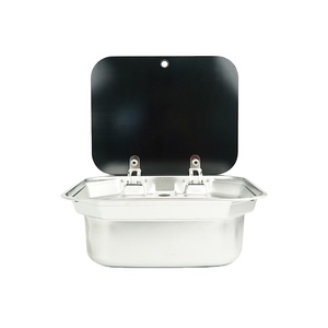 Lavelli da cucina per esterni Topcounter rimorchi da viaggio lavelli in <span class=keywords><strong>acciaio</strong></span> inossidabile lavelli ad acqua a vasca singola - Product Image 1