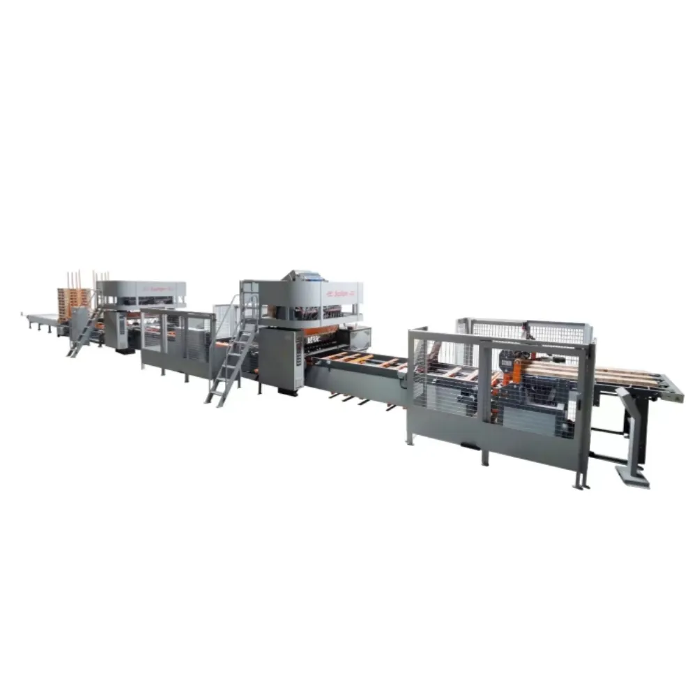 SF1000 Machine à bois européenne entièrement automatique CNC Machine de fabrication de palettes en bois Ligne de cloueuse à palettes