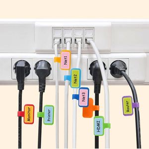 50 Étiquettes Adhésives Multicolores pour Bandes Auto-agrippantes Velcro – Gestion et Identification Faciles des Câbles - Product Image 4