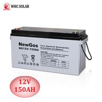 Batterie rechargeable à cycle profond agm gel 12v 24v 100ah 150ah 200ah 250ah 300ah 400ah batteries au plomb ups