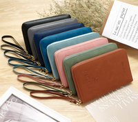 Porte-passeport en cuir PU de gros IStapromo Gifts, étiquette à bagages, housse personnalisée, porte-passeport de voyage, blocage RFID