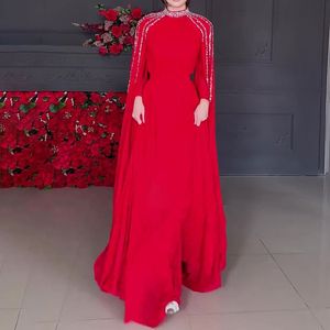 Abaya di Lusso Modesta Stile Dubai, Manica Lunga, Maxi Vestito con Paillettes e Diamanti, Chiusura Frontale con Lacci, Tunica Mediorientale - Product Image 2