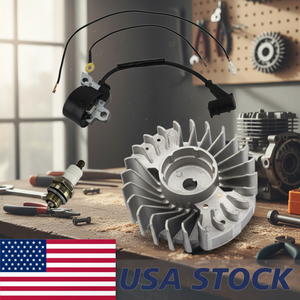 Bobina di accensione, volano e candela compatibili per motosega Stihl MS290 029 - Product Image 3