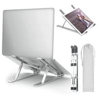 Support portable pour ordinateur portable en alliage d'aluminium, support pliable pour ordinateur portable, base pour tablette, support de refroidissement pour Macbook, accessoires informatiques