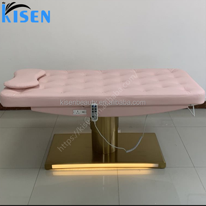 Kisen Best Price 4 Motors Electric Adjust Legrest <b>Backrest</b> Overall Lifting with LED Light High-end Beauty <b>Bed</b> - Product Image 3