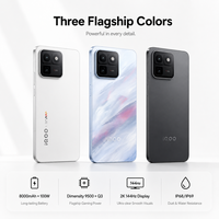 Vivo IQOO 15T 5G Original, Mobile Octa Core CDMA Dimensity 9500, Appareil Photo 200MP, Batterie Supérieure à 8000mAh, Écran AMOLED 2K 144Hz, 16Go 512Go