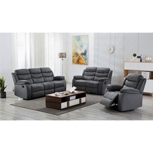 Thiết kế mới nóng bán chất lượng tốt linen vải hiện đại cắt rạp hát tại nhà ngồi có thể ngả sofa Set - Product Image 1