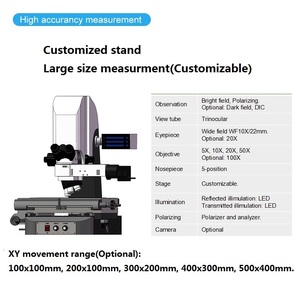 <span class=keywords><strong>Microscope</strong></span> métallurgique de contrôle de plaquettes BD-100M-2010 50X-1000X avec fonction de mesure – Prix usine - Product Image 3