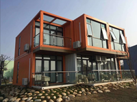 Maison conteneur moderne en acier à prix abordable, grande, à 3 étages, avec toilettes, salle de bain et cuisine