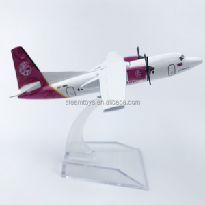 Modelo de avión 16cm 1/400 Mongolia moderno HUNNU AIR <span class=keywords><strong>FOKKER</strong></span> <span class=keywords><strong>50</strong></span> modelo de avión fundido a presión para regalo de compañía aérea - Product Image 2