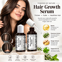 Sérum Capillaire Végétal pour la Croissance des Cheveux, Soin Quotidien du Cuir Chevelu, Renforce et Nourrit les Racines, Réduit la Chute des Cheveux