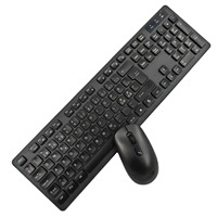 VONN VON100 Slim 2.4G Wireless 104-Key Keyboard Mouse Combo Bisnis Keyboard Ukuran Penuh Mouse 4-Tombol PC/Laptop Stok Ergonomis