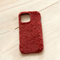 Nouvelle coque en TPU peluche antichoc pour 17 16 Pro Max, style Instagram mignon, personnalisée, couleur personnalisée