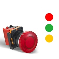 L'interrupteur à corps court SKB0-PM11 peut être avec la lumière de la lampe témoin auto-réinitialisation instantanée/loquet bouton poussoir champignon autobloquant