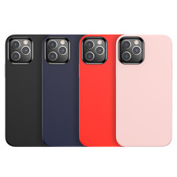 Coque de téléphone multi-couleurs mate en TPU confortable et résistante aux rayures pour iPhone 12 Pro Max