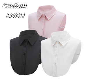 LOGO Unisex personalizzato collo finto sganciabile camicetta Dickey <span class=keywords><strong>colletto</strong></span> donna ragazze mezze camicie <span class=keywords><strong>colletto</strong></span> finto accessori Costume finto - Product Image 1