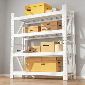 رفوف تخزين صناعية ثقيلة للمستودعات عالية الجودة بسعر منخفض وهيكل مثبت بالمسامير - Product Image 1