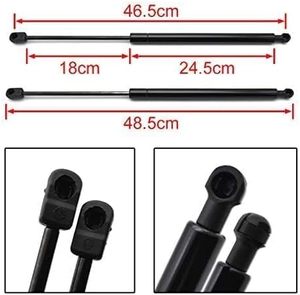 Amortisseurs de capot avant 671072386448, vérins à gaz pour Mazda CX-5 <span class=keywords><strong>KF</strong></span> 2017-2021, 445mm 280N - Product Image 2
