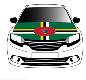 Housse de voiture personnalisée avec drapeau des Bahamas, housse de capot de voiture souple et élastique, accessoires de décoration de voiture, universelle pour berlines et SUV - Product Image 4