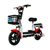Ebike sepeda listrik 350W, sepeda listrik dengan pedal sepeda kumbang e 2 roda skuter 2 roda 14 inci